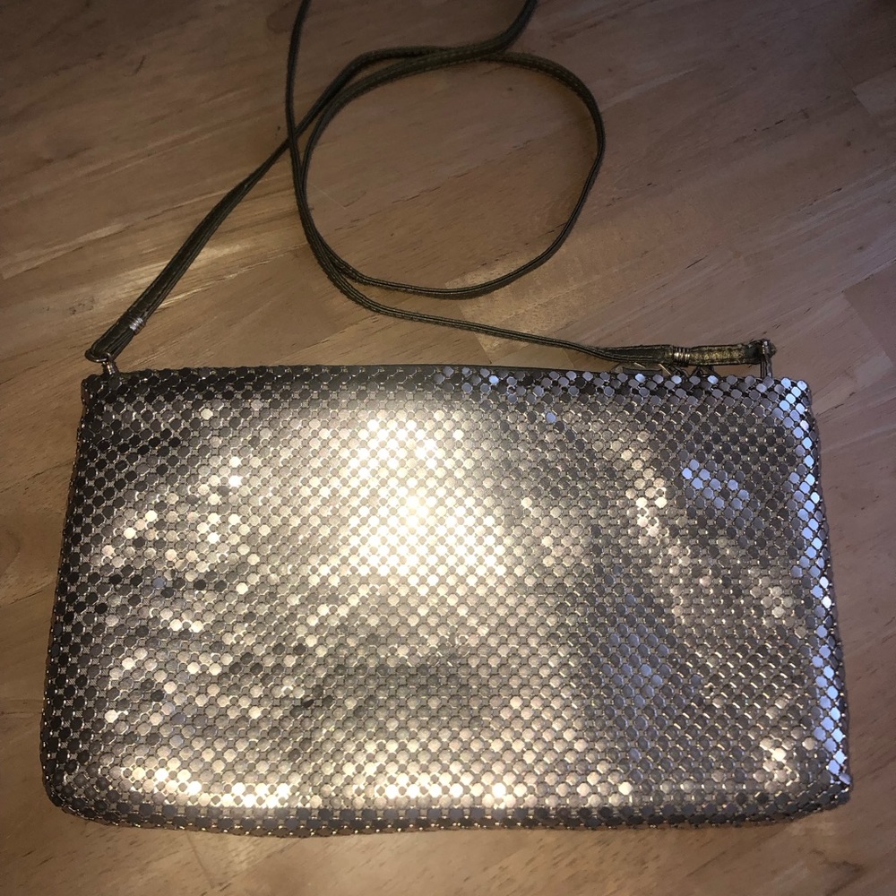 Whiting & Davis Gold Mesh Sparkly pocketbook